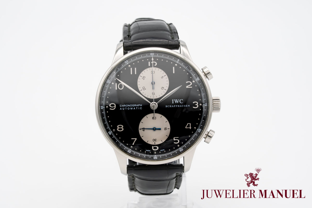 IWC Portugieser Chronograph IW3714 Stahl Automatik 41mm Papers