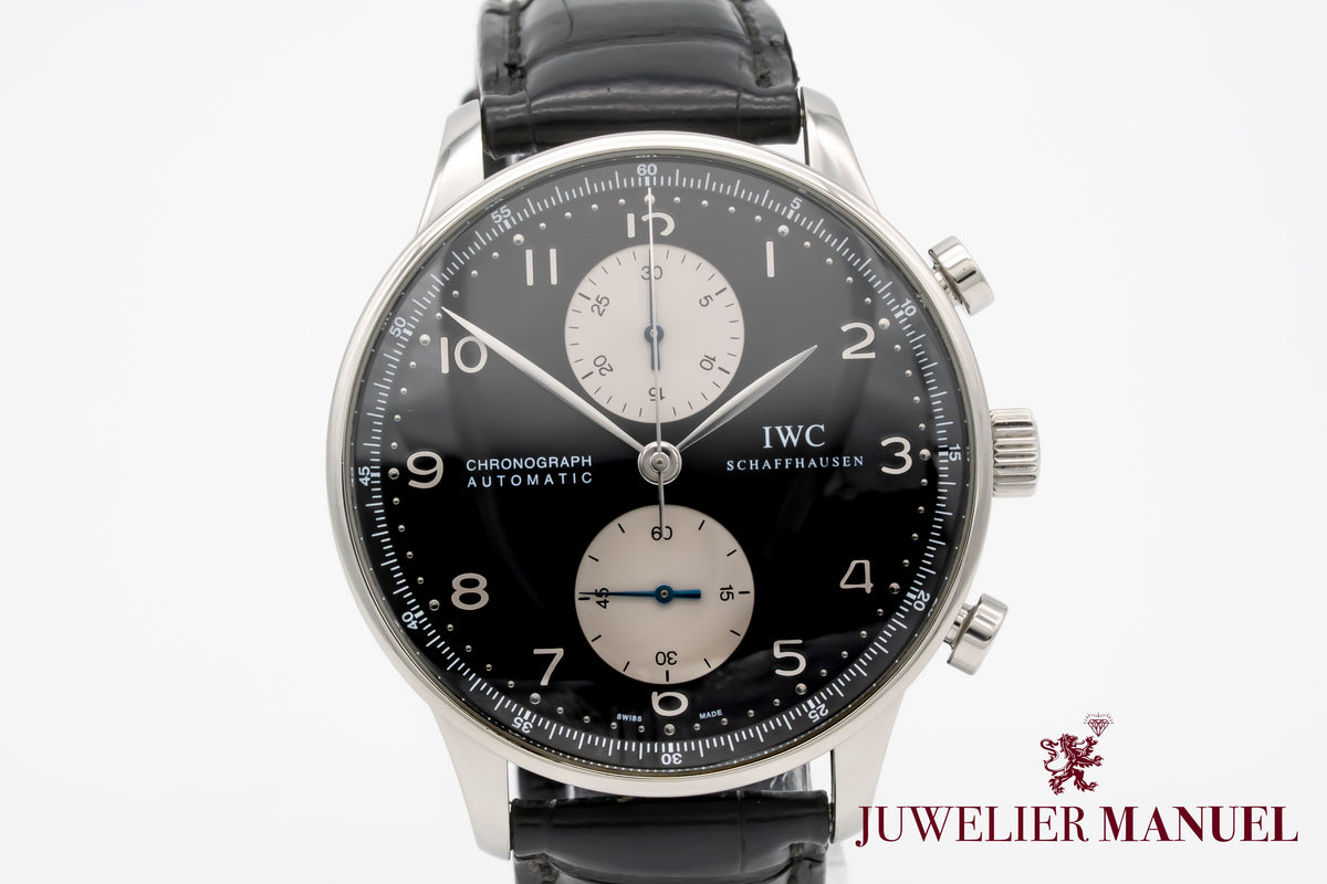 IWC Portugieser Chronograph IW3714 Stahl Automatik 41mm Papers