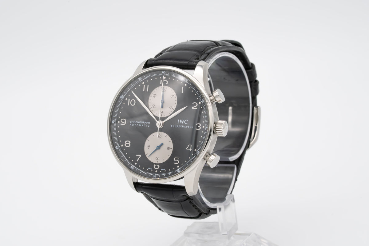 IWC Portugieser Chronograph IW3714 Stahl Automatik 41mm Papers