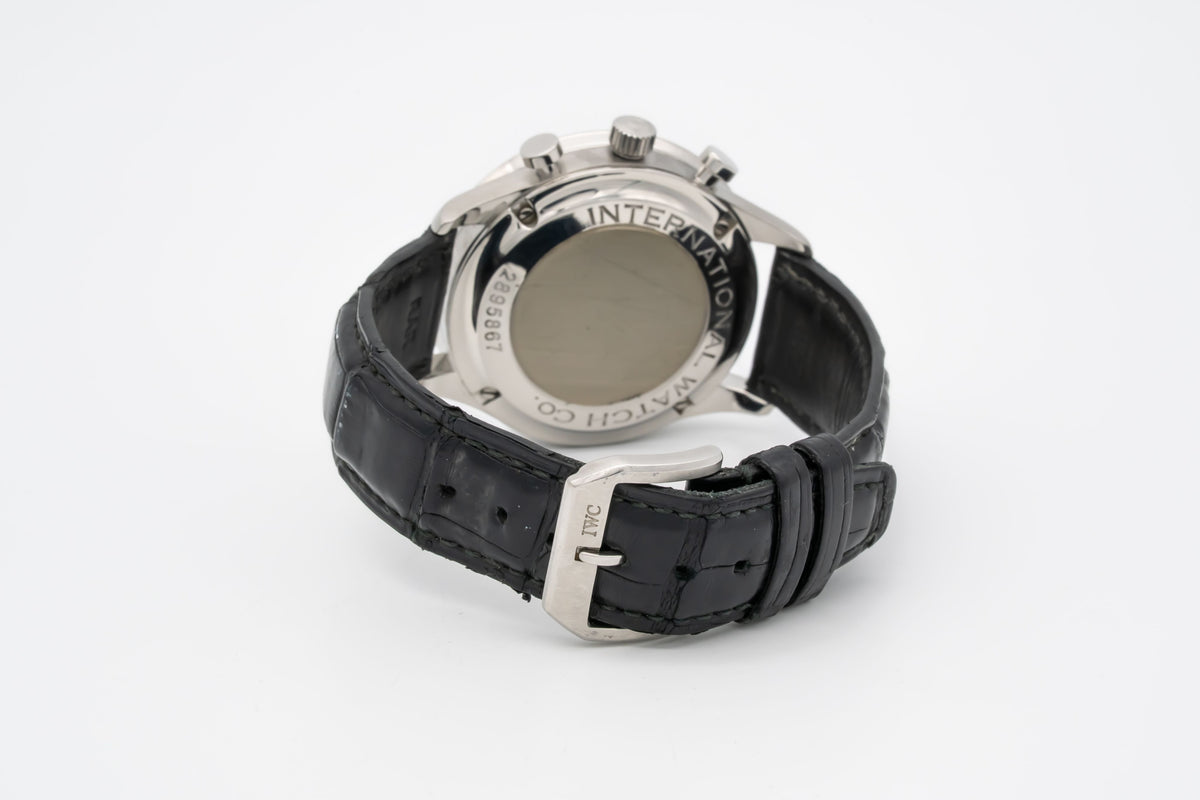 IWC Portugieser Chronograph IW3714 Stahl Automatik 41mm Papers