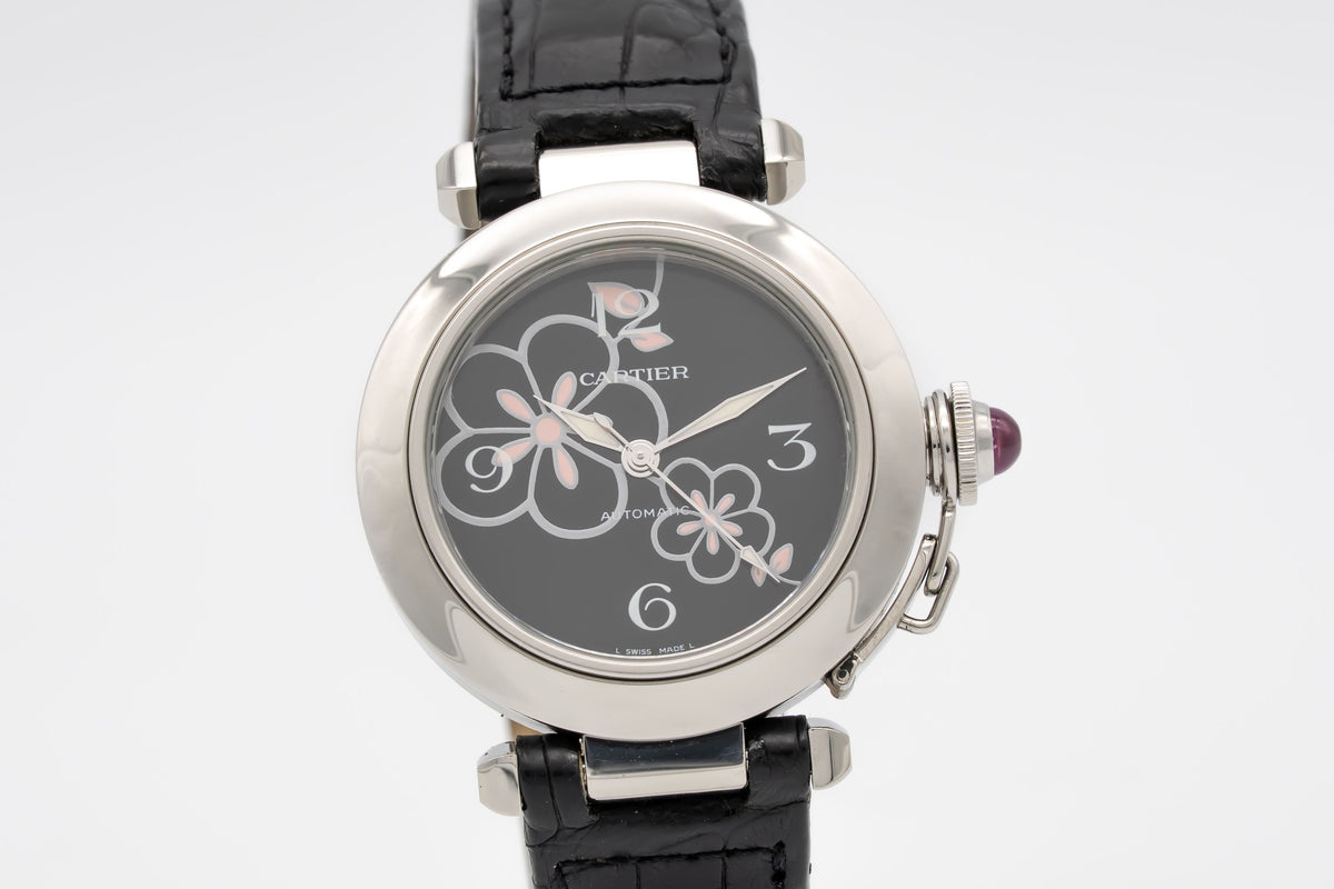 Cartier Pasha C 2324 Stainless Steel Automatic Papers