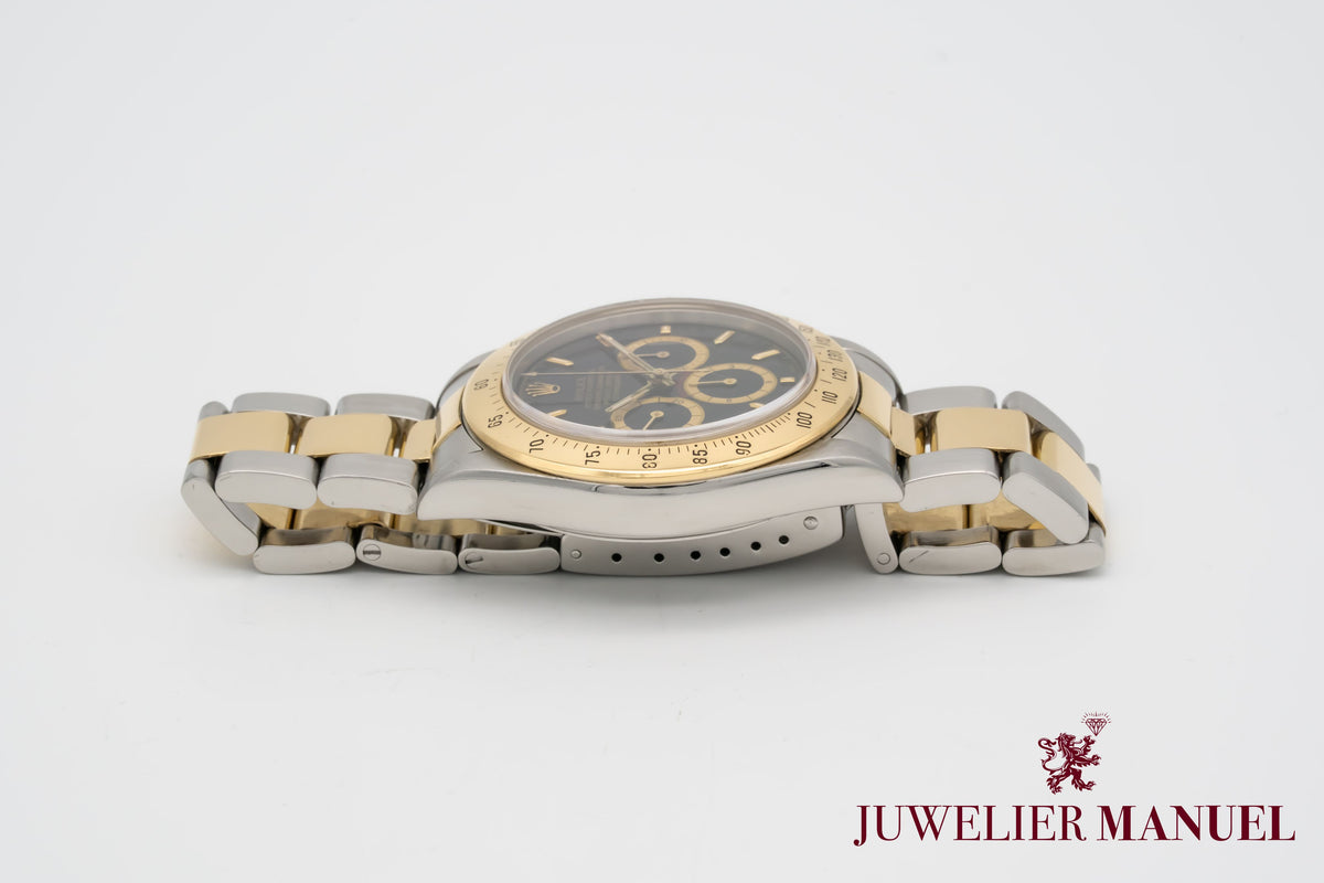 Rolex Daytona 16523 Zenith 200 Bezel Stahl Gelbgold 750 Automatik 40mm