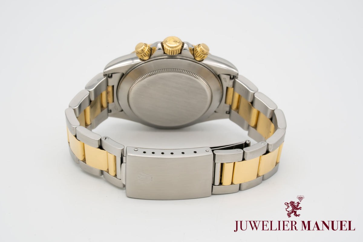 Rolex Daytona 16523 Zenith 200 Bezel Stahl Gelbgold 750 Automatik 40mm