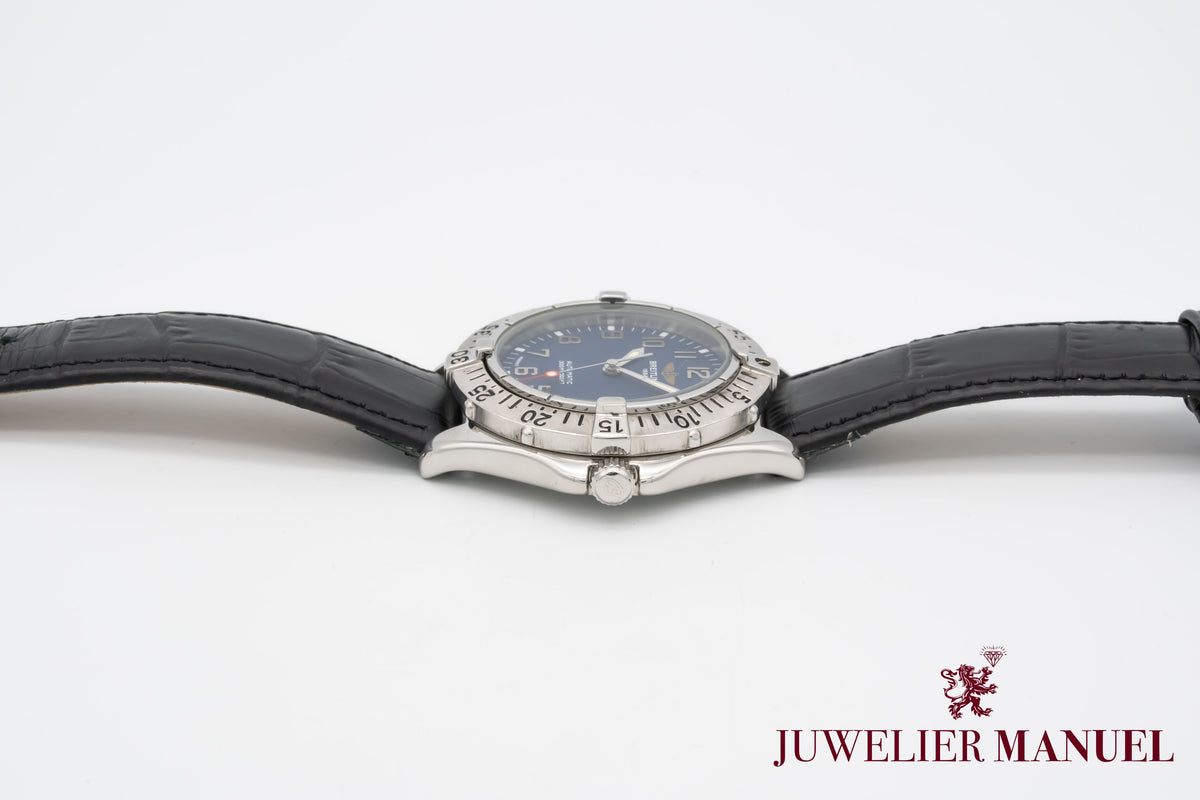 Breitling Colt Automatic A17035 Blue Dial Sahl Automatik 38mm