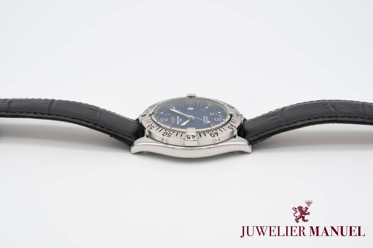 Breitling Colt Automatic A17035 Blue Dial Sahl Automatik 38mm