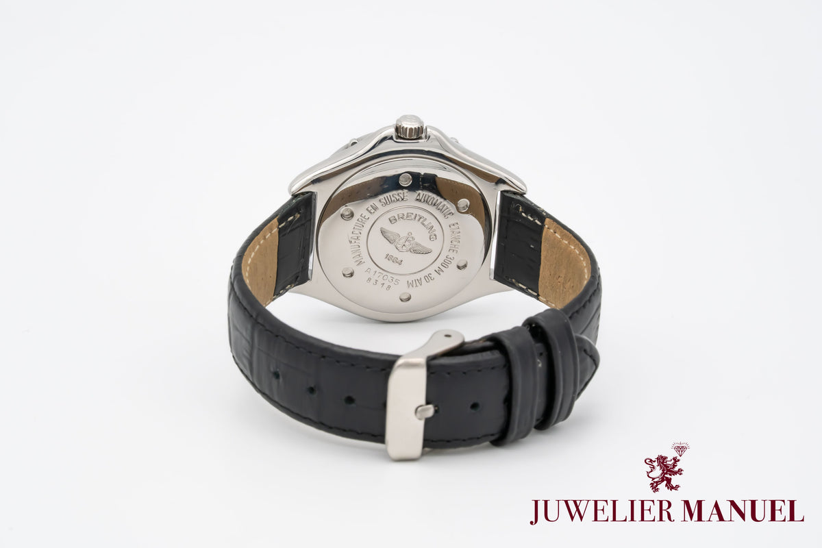 Breitling Colt Automatic A17035 Blue Dial Sahl Automatik 38mm