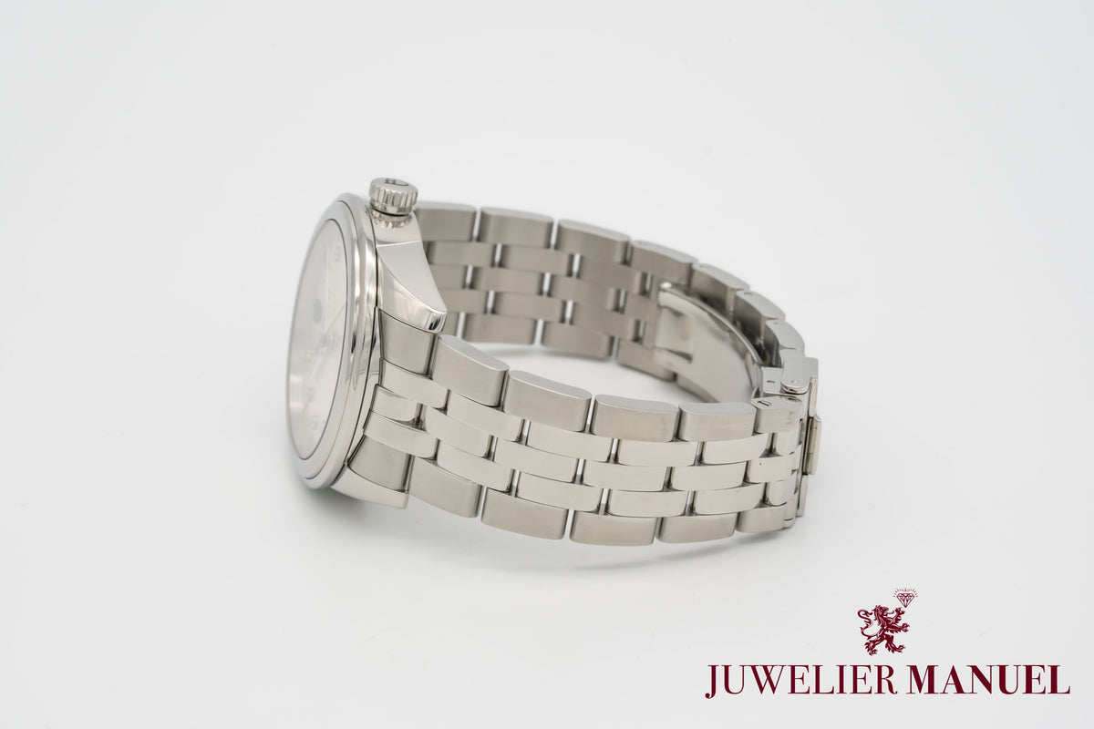 Tudor Glamour Date 55000 Factory Diamond Dial Stahl Automatik 36mm
