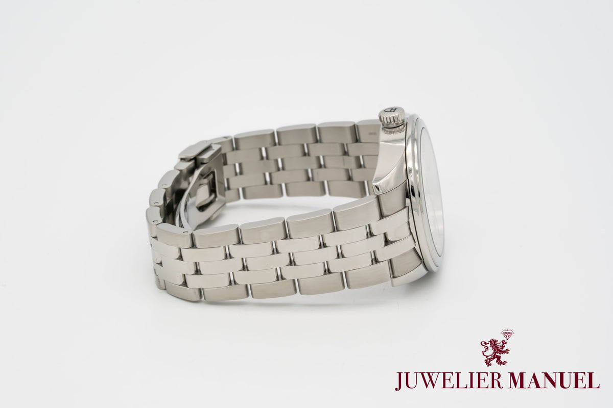 Tudor Glamour Date 55000 Factory Diamond Dial Stahl Automatik 36mm