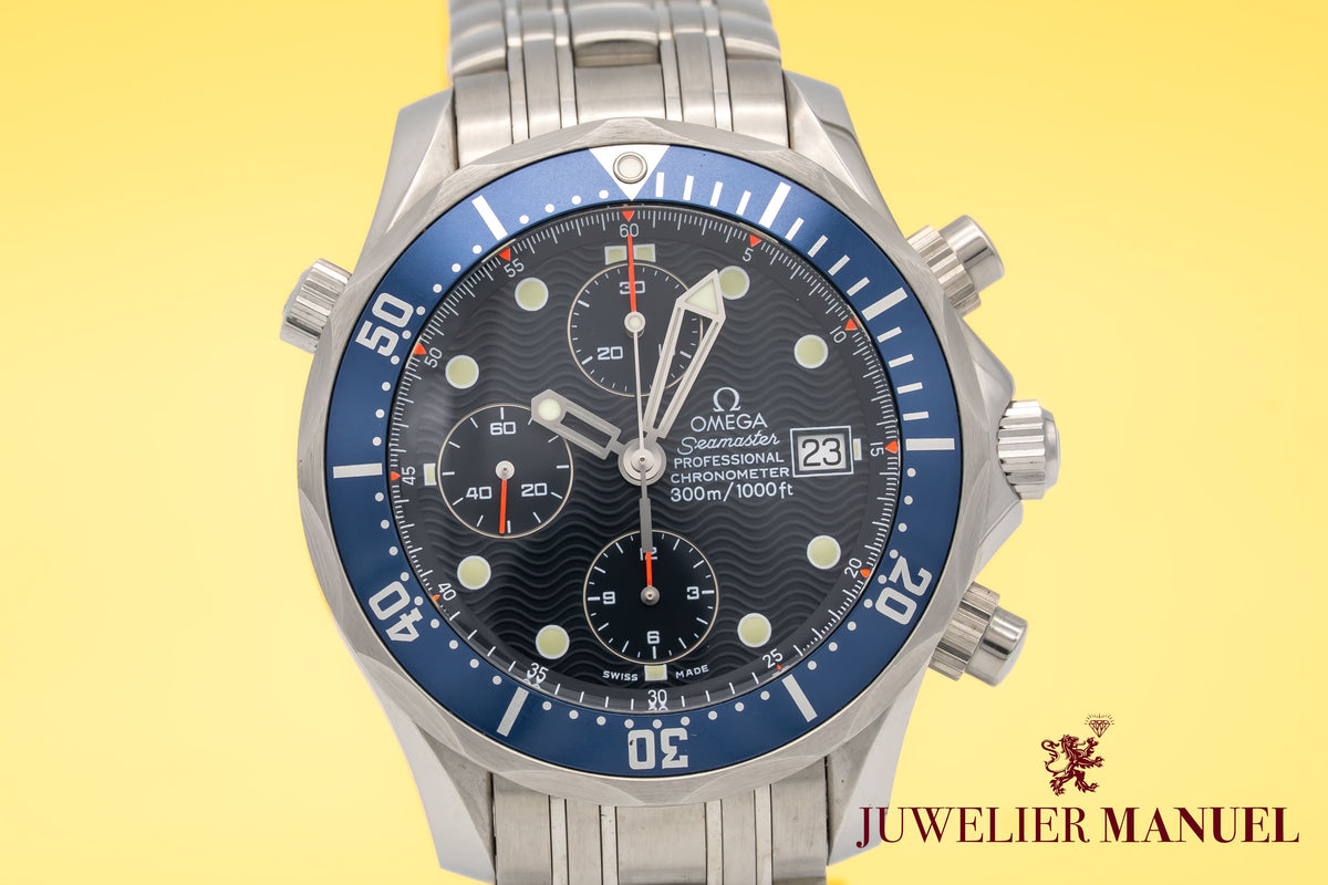 Omega Seamaster Diver 300 M 2599.80.00 Rare Unpolished Steel Automatic 41mm Papers