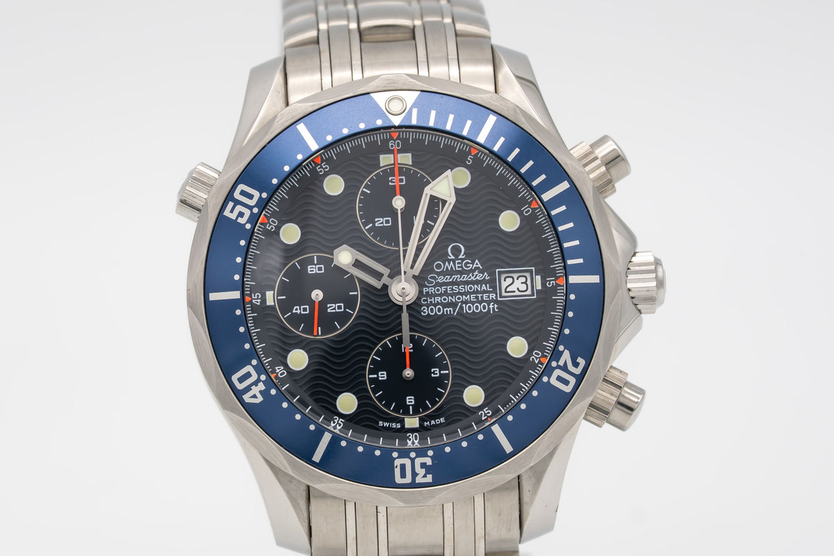 Omega Seamaster Diver 300 M 2599.80.00 Rare Non Polie Acier Automatique 41mm Papiers