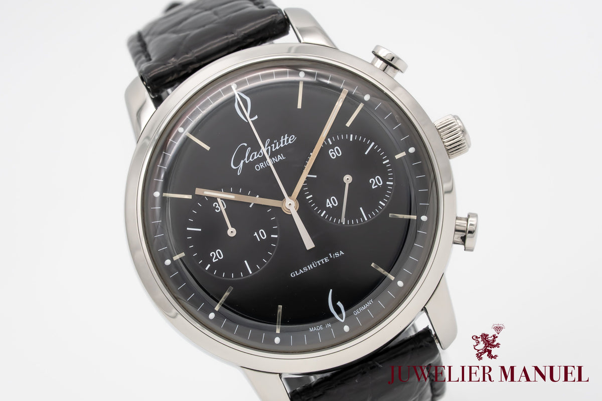 Glashütte Original Sixties Chronograph Senator Stainless Steel Automatic 42mm