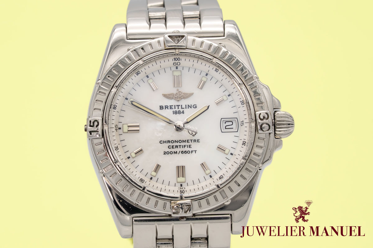 Breitling Callisto A77346 MOP Dial Stainless Steel 34mm