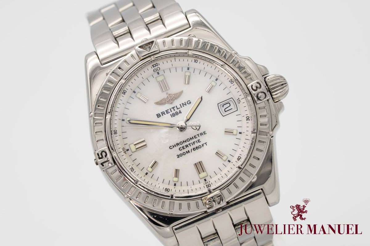 Breitling Callisto A77346 MOP Dial Stainless Steel 34mm