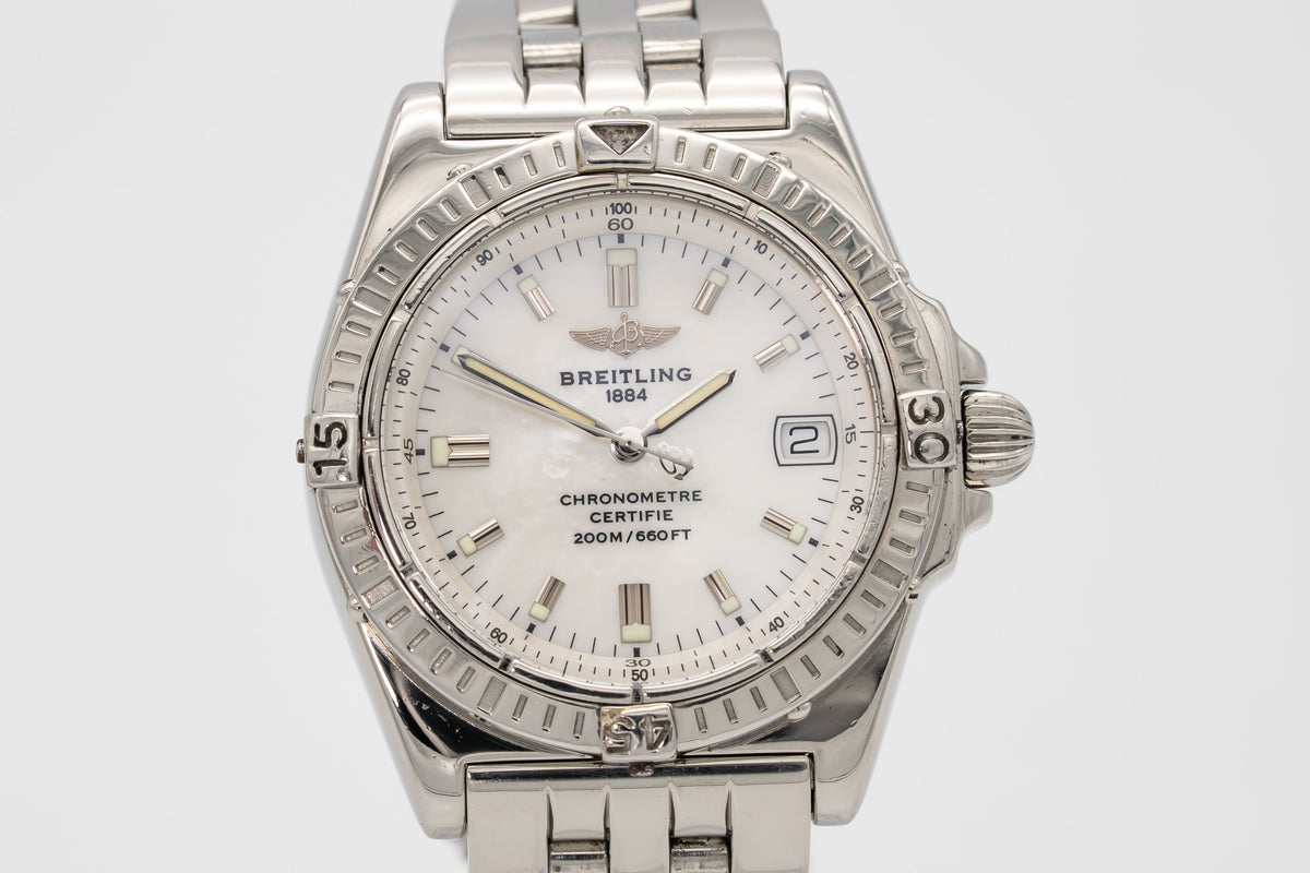 Breitling Callisto A77346 MOP Dial Stainless Steel 34mm