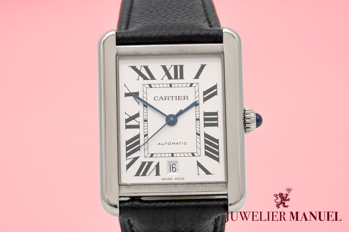 Cartier Tank Solo XL Stahl Automatik 31mm Herrenuhr