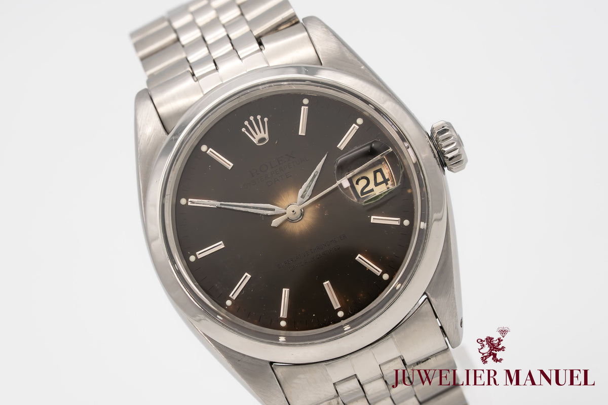 Date 1500 Rare Tropical Dial Stahl Automatik 34mm