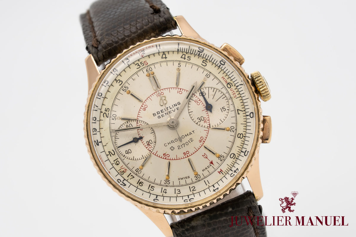 Breitling Chronomat 36 769 Rosegold 750 Vintage Manual Winding 36mm