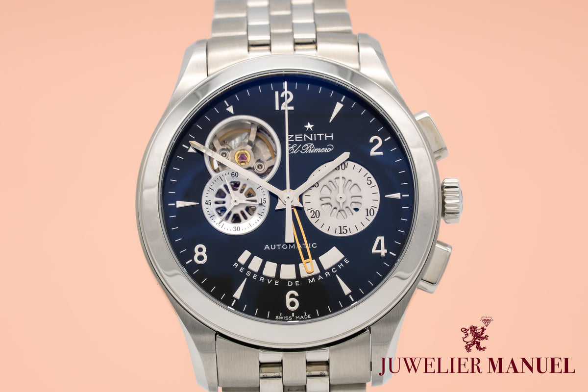 Zenith El Primero Class 03.0510.4021 Open Chronograph Stahl Automatik 40mm