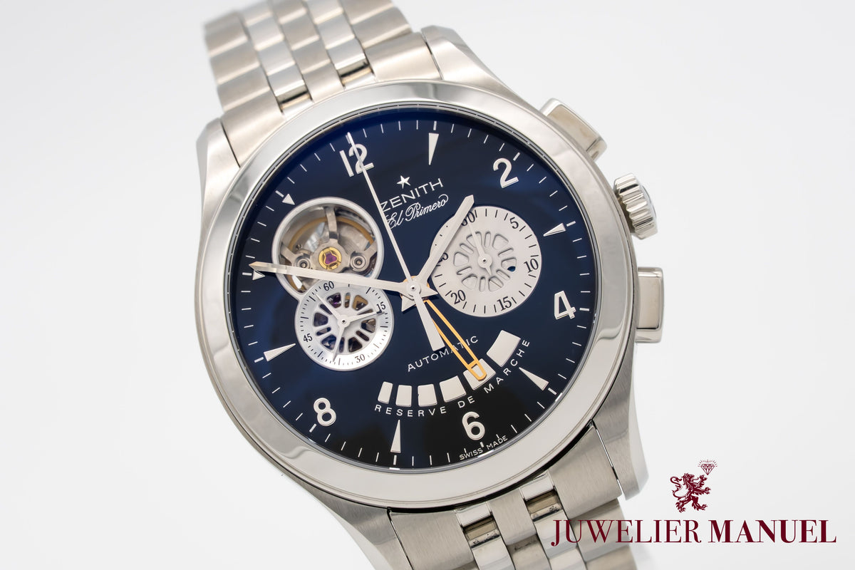 Zenith El Primero Class 03.0510.4021 Open Chronograph Stahl Automatik 40mm