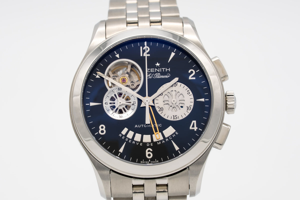 Zenith El Primero Class 03.0510.4021 Open Chronograph Stahl Automatik 40mm