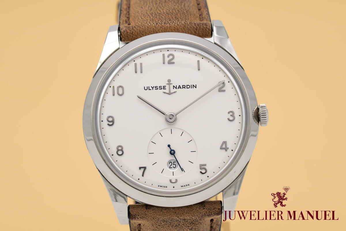 Ulysse Nardin Classico 3203-900 Paul David Full Set Stahl Automatik 39mm
