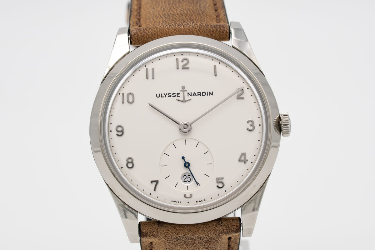 Ulysse Nardin Classico 3203-900 Paul David Full Set Stahl Automatik 39mm