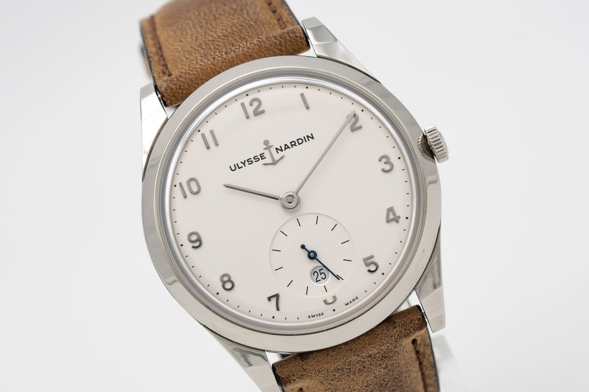Ulysse Nardin Classico 3203-900 Paul David Full Set Stahl Automatik 39mm