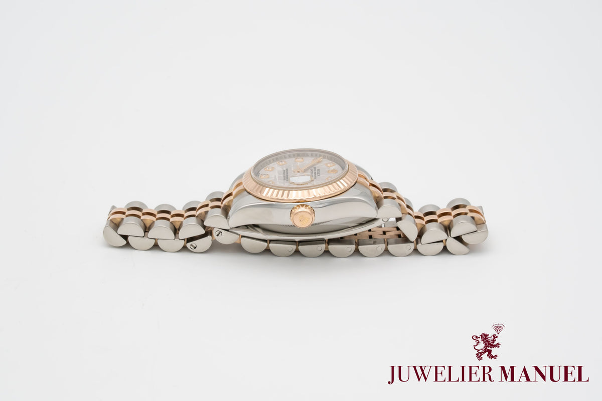Rolex Lady-Datejust 179171 Meteorite Diamond Stahl Rosegold 750 Automatik 26mm