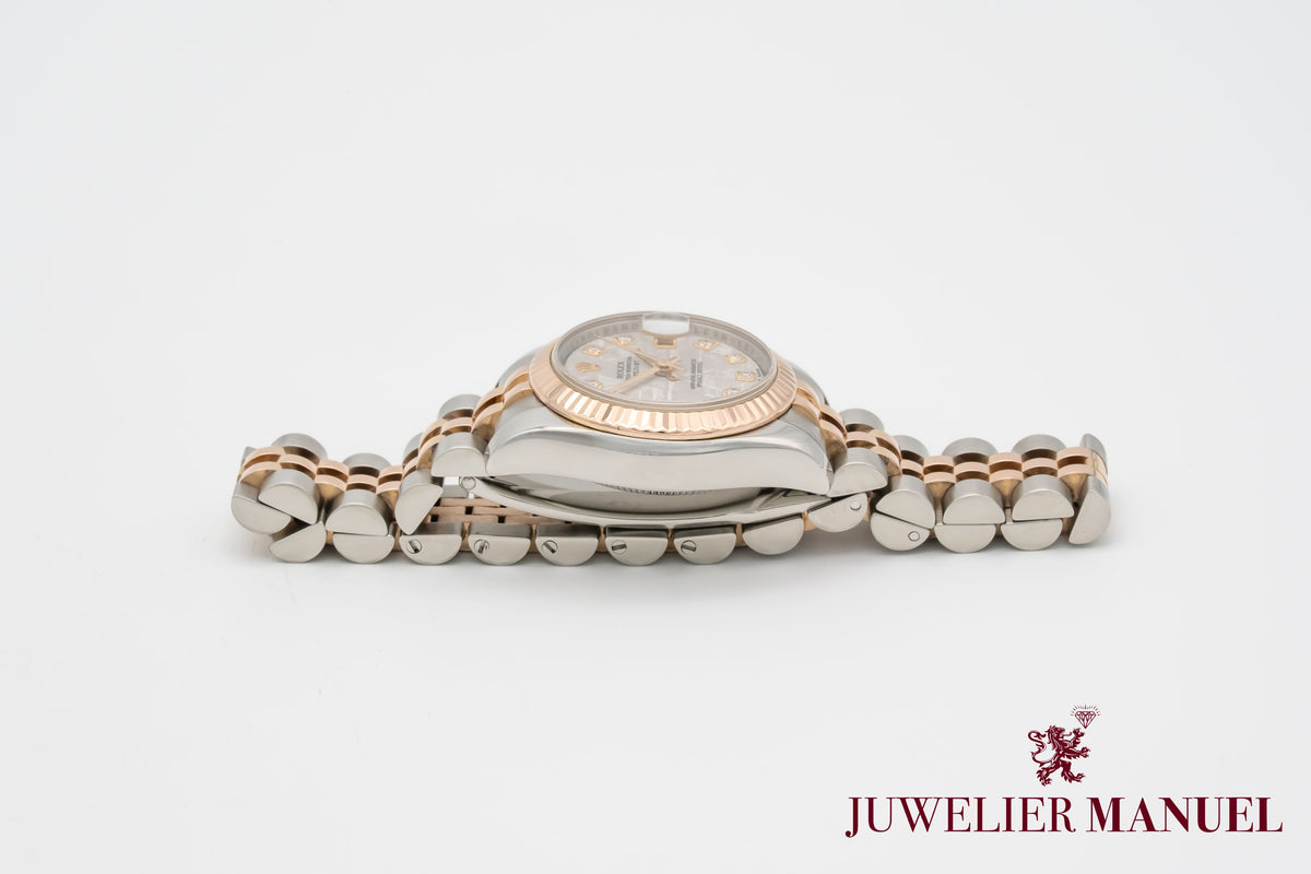Rolex Lady-Datejust 179171 Meteorite Diamond Stahl Rosegold 750 Automatik 26mm