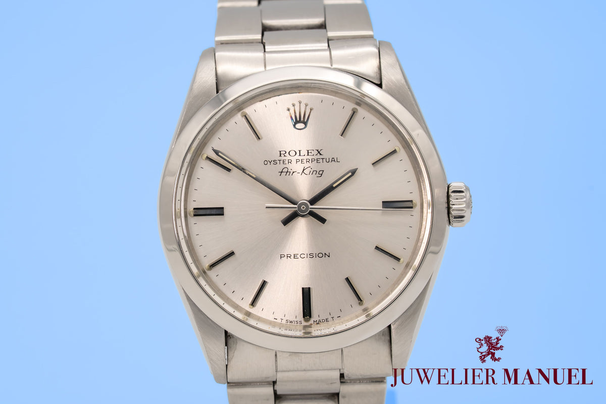 Rolex Air King 5500 Stainless Steel Automatic 34mm Papers