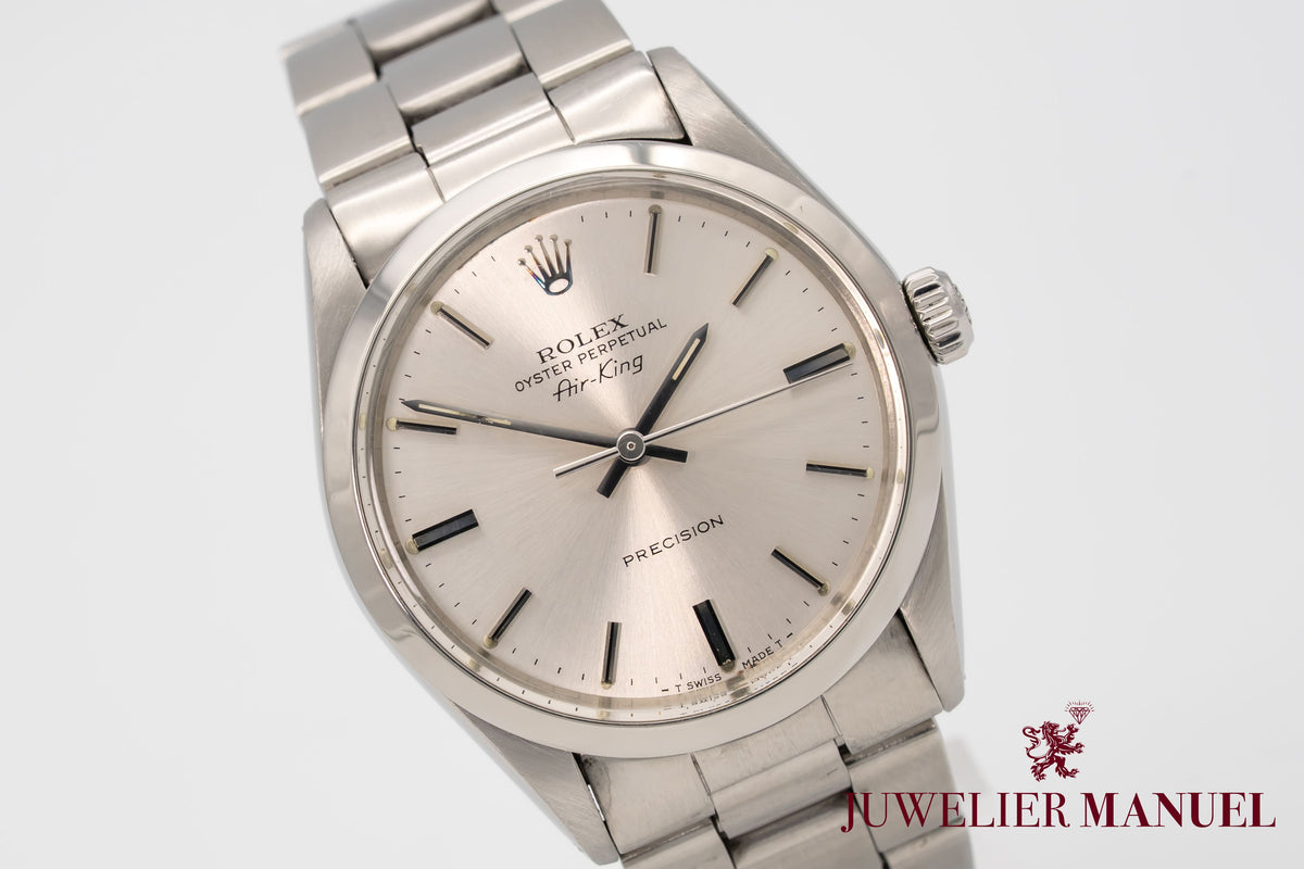 Rolex Air King 5500 Stainless Steel Automatic 34mm Papers