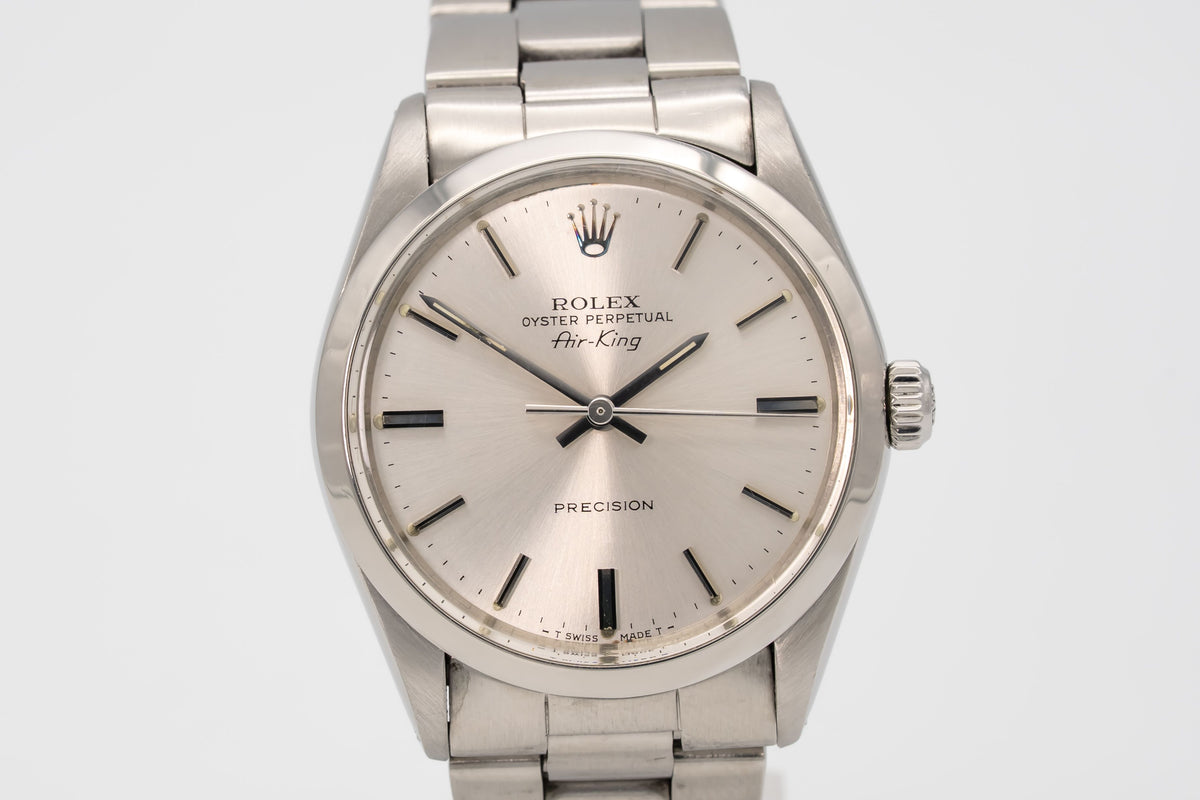 Rolex Air King 5500 Stainless Steel Automatic 34mm Papers