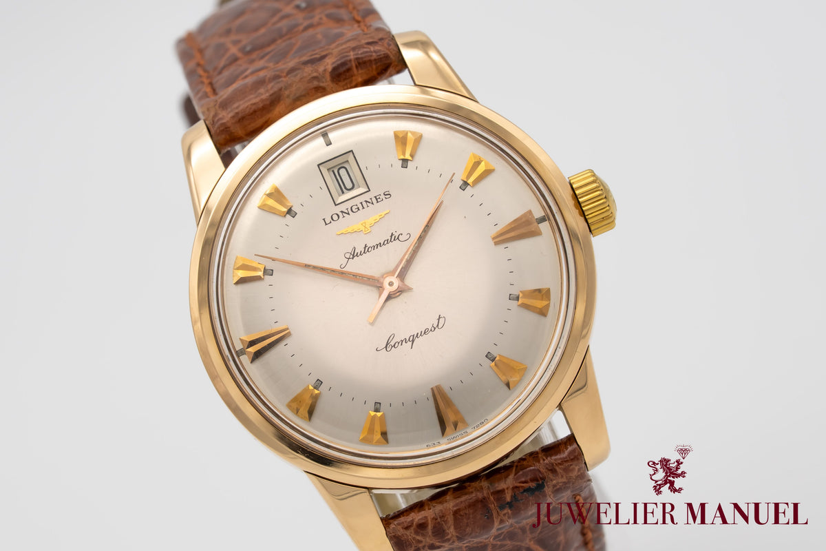 Longines Conquest Heritage L1.611.6 Rosegold 750 Automatik 35mm