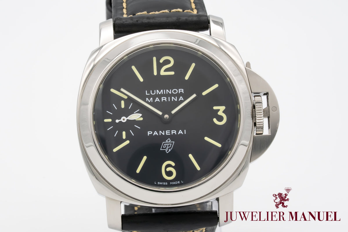 Panerai Luminor Marina Logo PAM01005 Stainless Steel Manual Winding 44mm