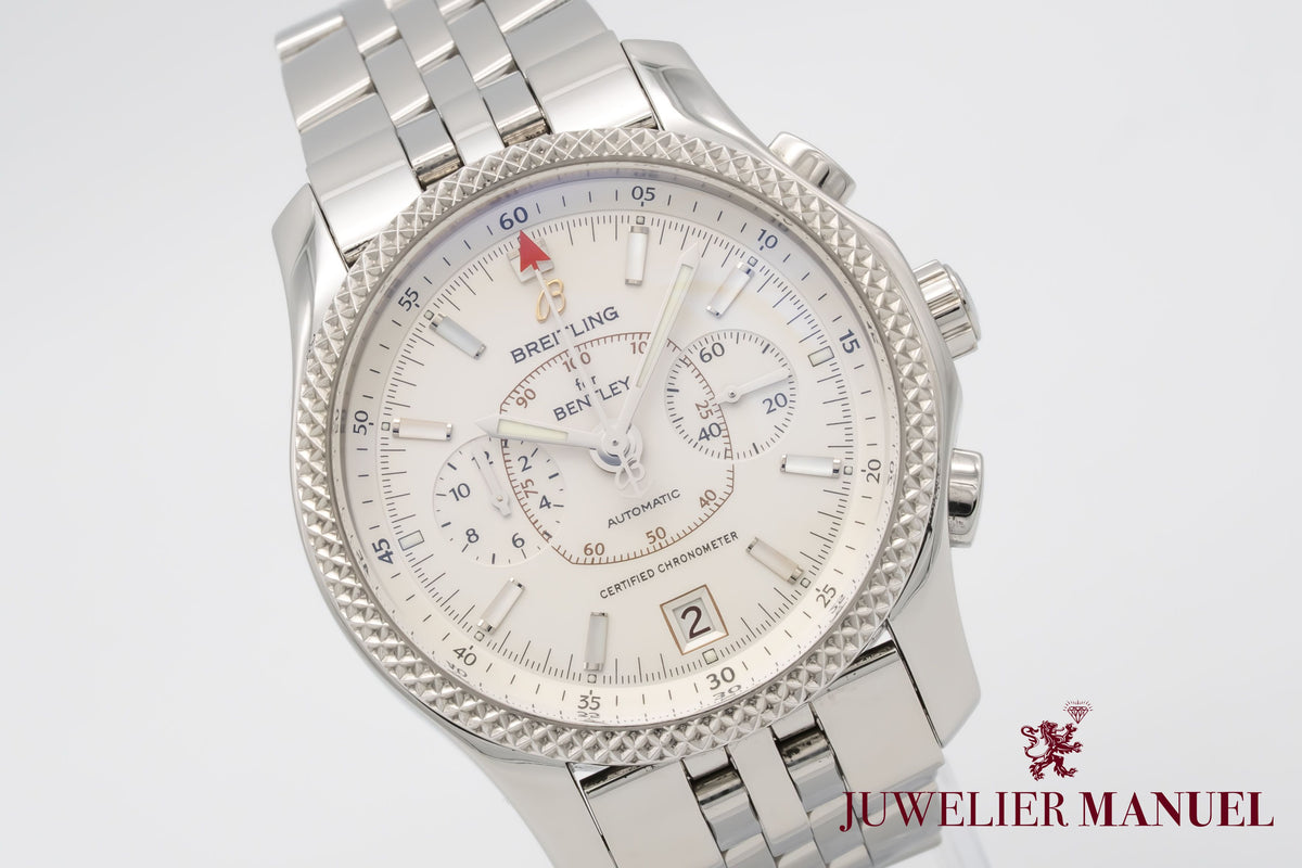 Breitling Bentley Mark VI P26362 B&P Stahl Platin Automatik 42mm