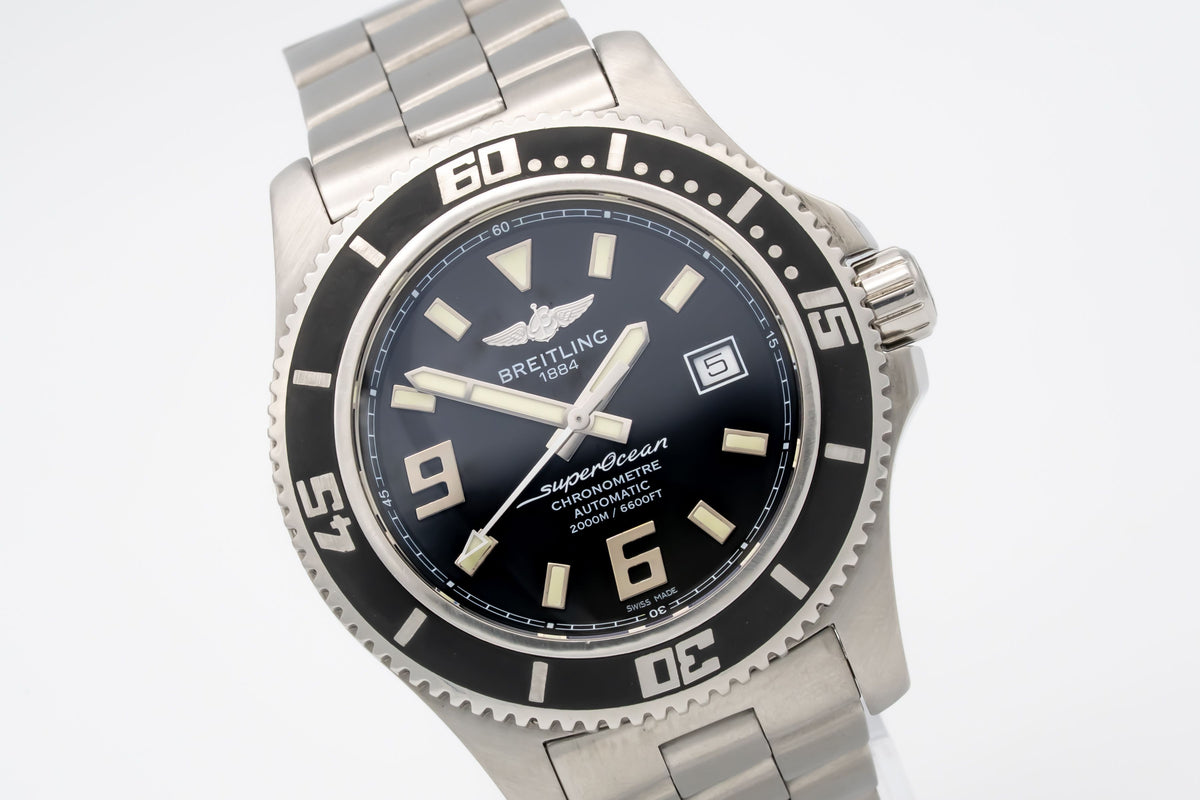 Breitling Superocean 44 A17391 Stahl Automatik 44mm Papers