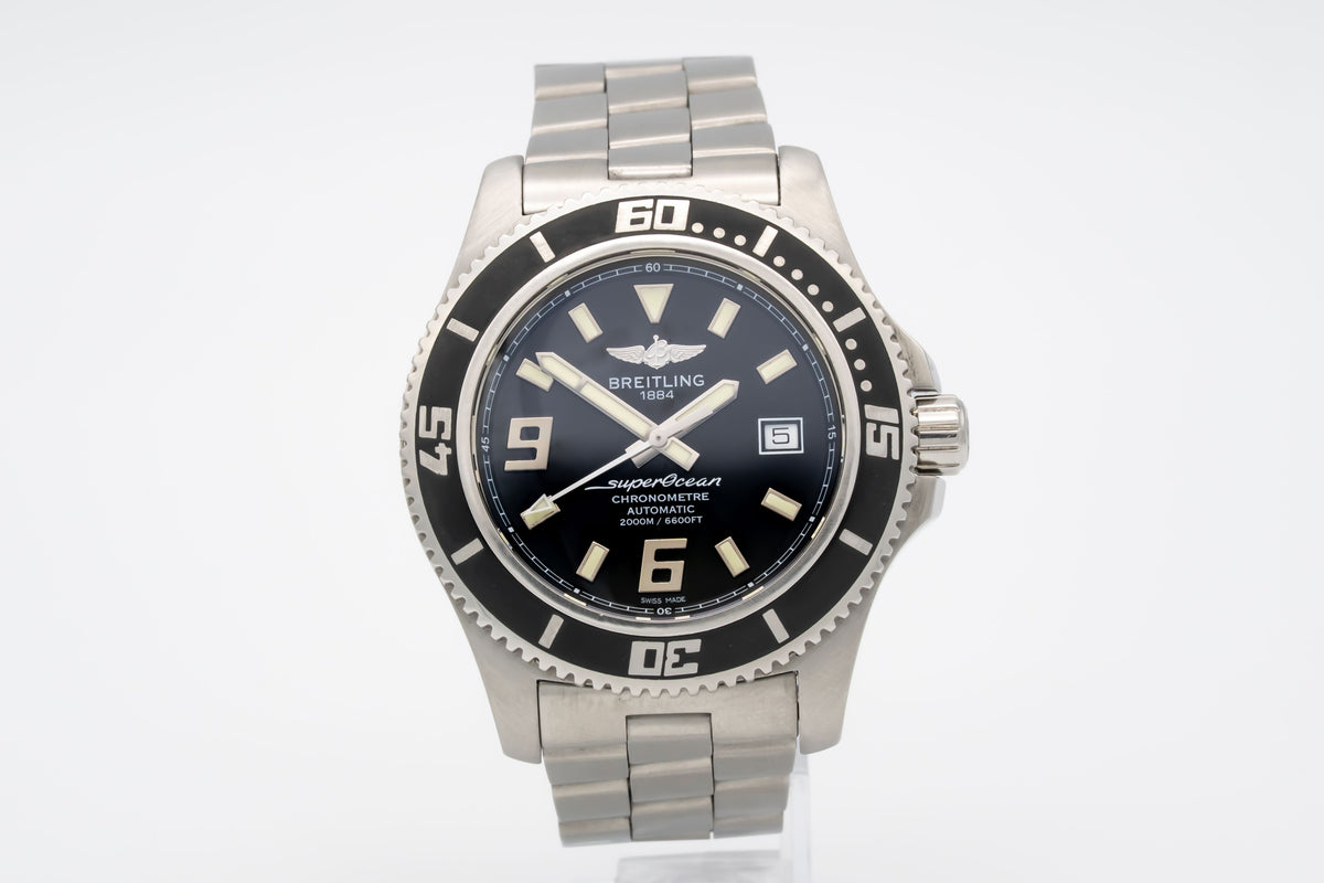 Breitling Superocean 44 A17391 Stahl Automatik 44mm Papers
