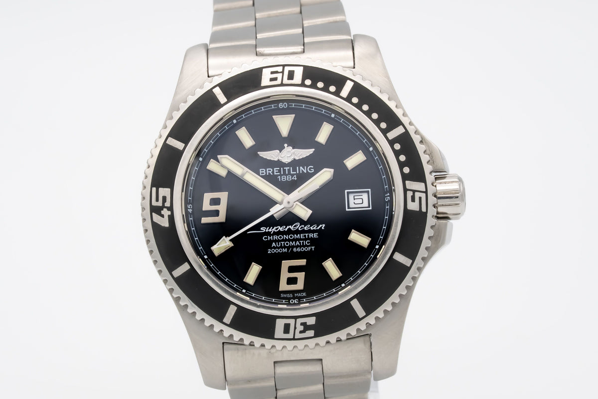 Breitling Superocean 44 A17391 Stahl Automatik 44mm Papers
