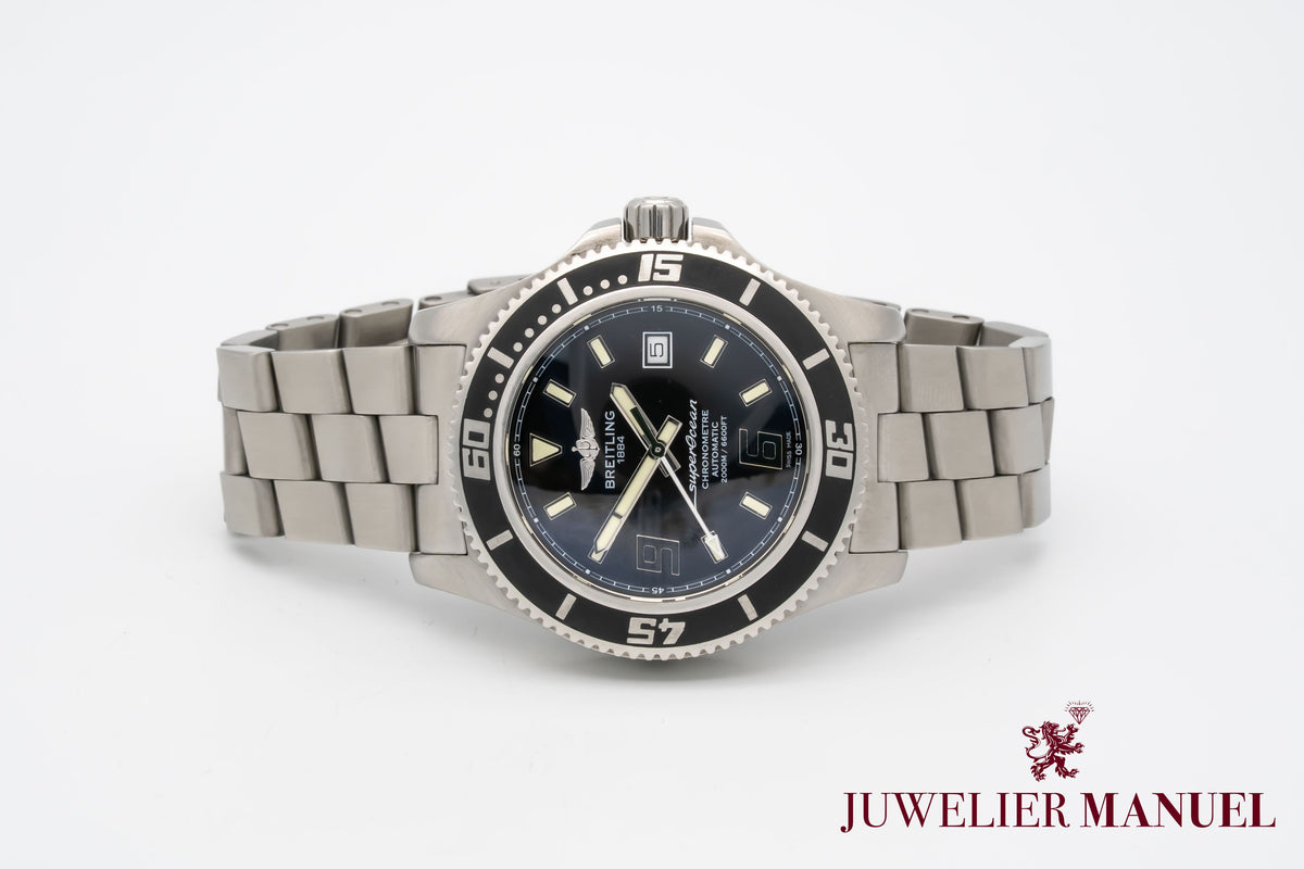 Breitling Superocean 44 A17391 Stahl Automatik 44mm Papers