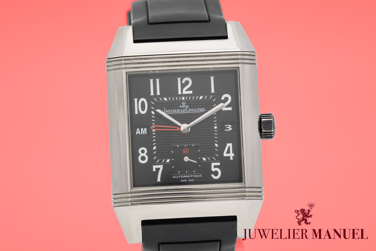 Jaeger-LeCoultre Reverso Squadra Hometime 230.8.77 Stainless Steel Automatic 35mm Papers