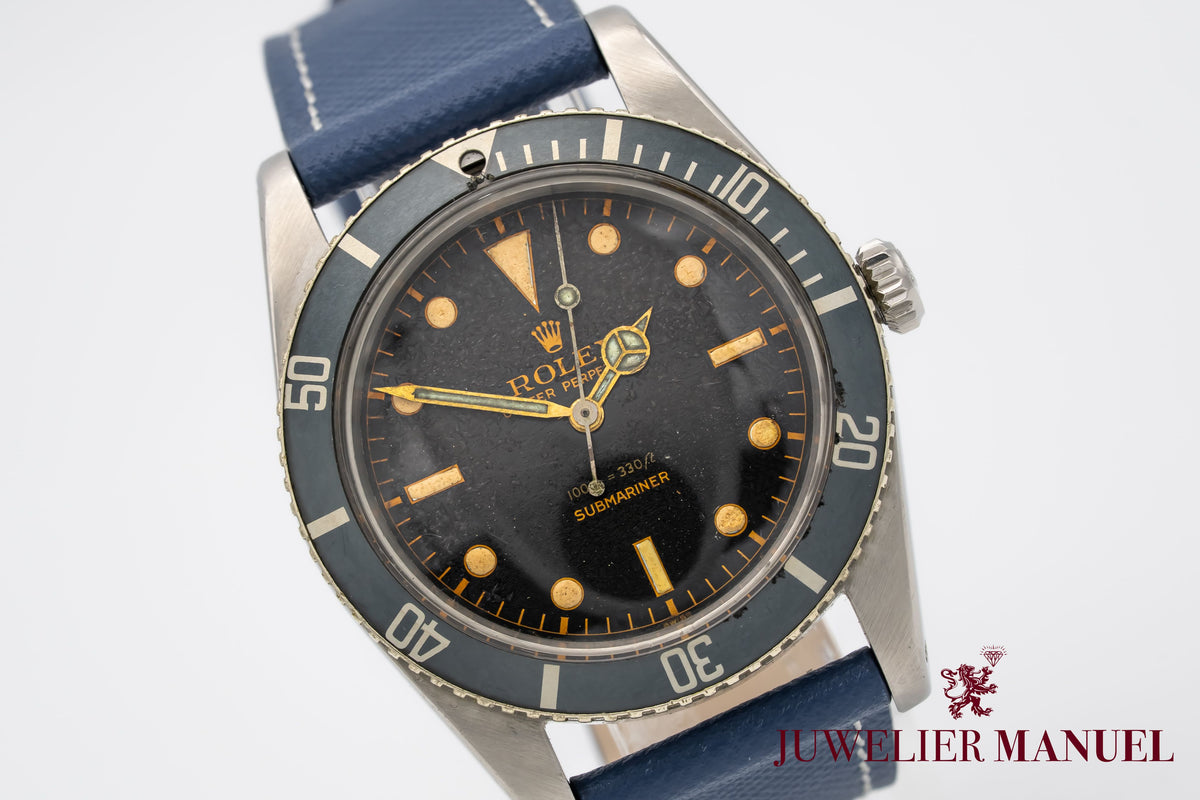 Rolex Submariner (No Date) 5508 James Bond Rare Gilt Dial Stainless Steel Automatic 37mm