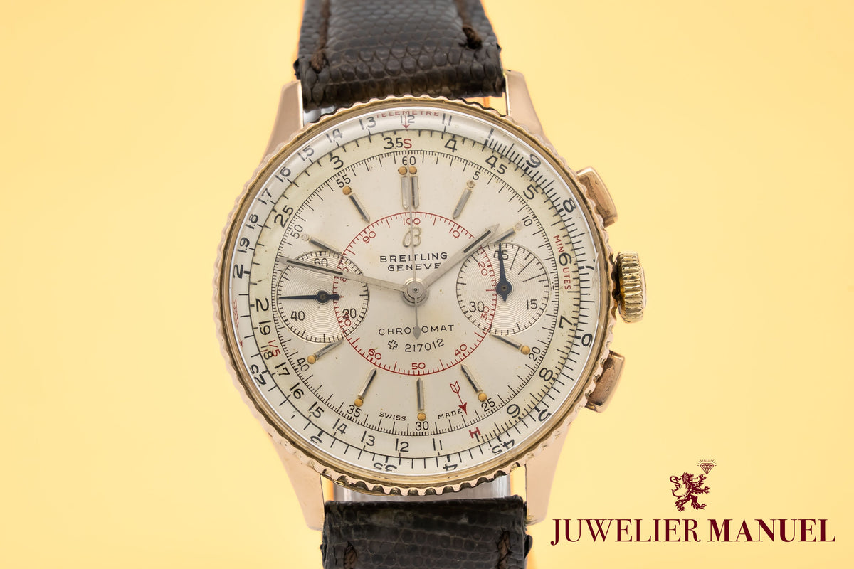 Breitling Chronomat 36 769 Rosegold 750 Vintage Manual Winding 36mm