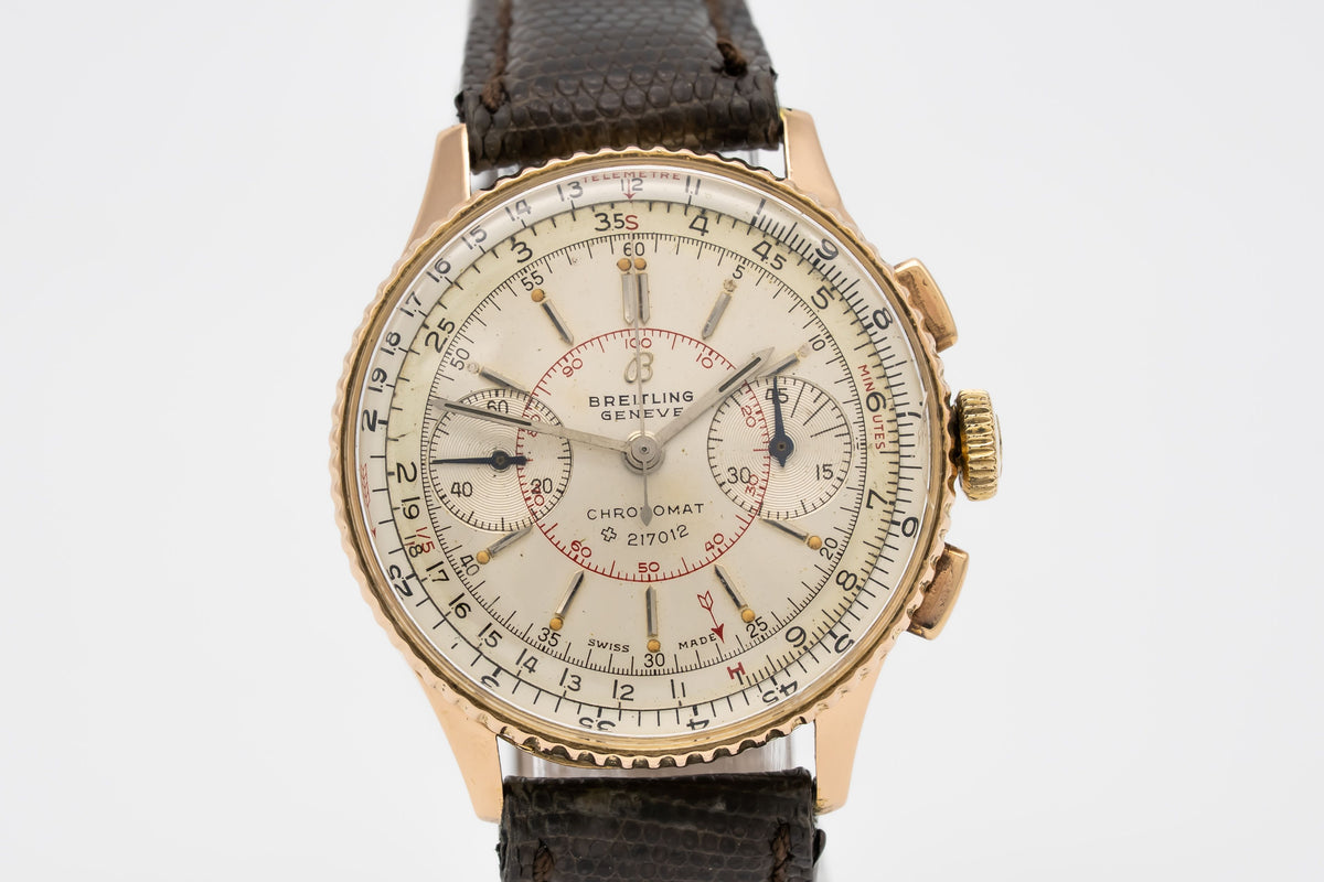 Breitling Chronomat 36 769 Rosegold 750 Vintage Manual Winding 36mm