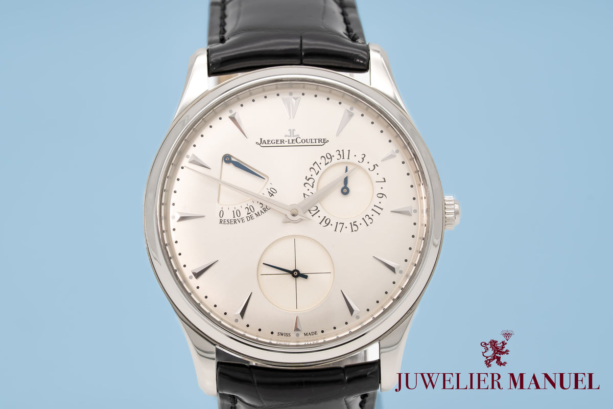 Jaeger-LeCoultre Master Ultra Thin Réserve de Marche Stainless Steel Automatic Papers 39mm