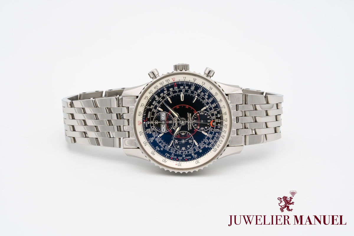Breitling Montbrillant Datora Navitimer Montbrillant Datora Navitimer A21330 Stahl Automatik 43mm Papers