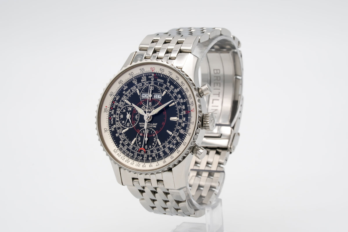 Breitling Montbrillant Datora Navitimer Montbrillant Datora Navitimer A21330 Stahl Automatik 43mm Papers