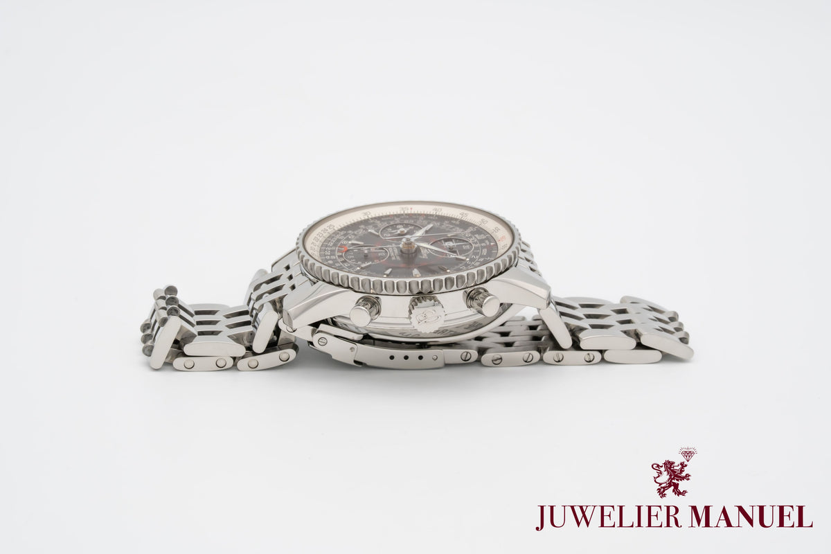Breitling Montbrillant Datora Navitimer Montbrillant Datora Navitimer A21330 Stahl Automatik 43mm Papers