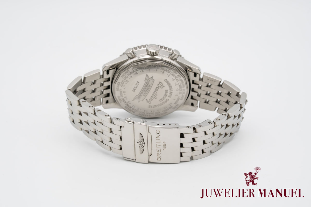 Breitling Montbrillant Datora Navitimer Montbrillant Datora Navitimer A21330 Stahl Automatik 43mm Papers