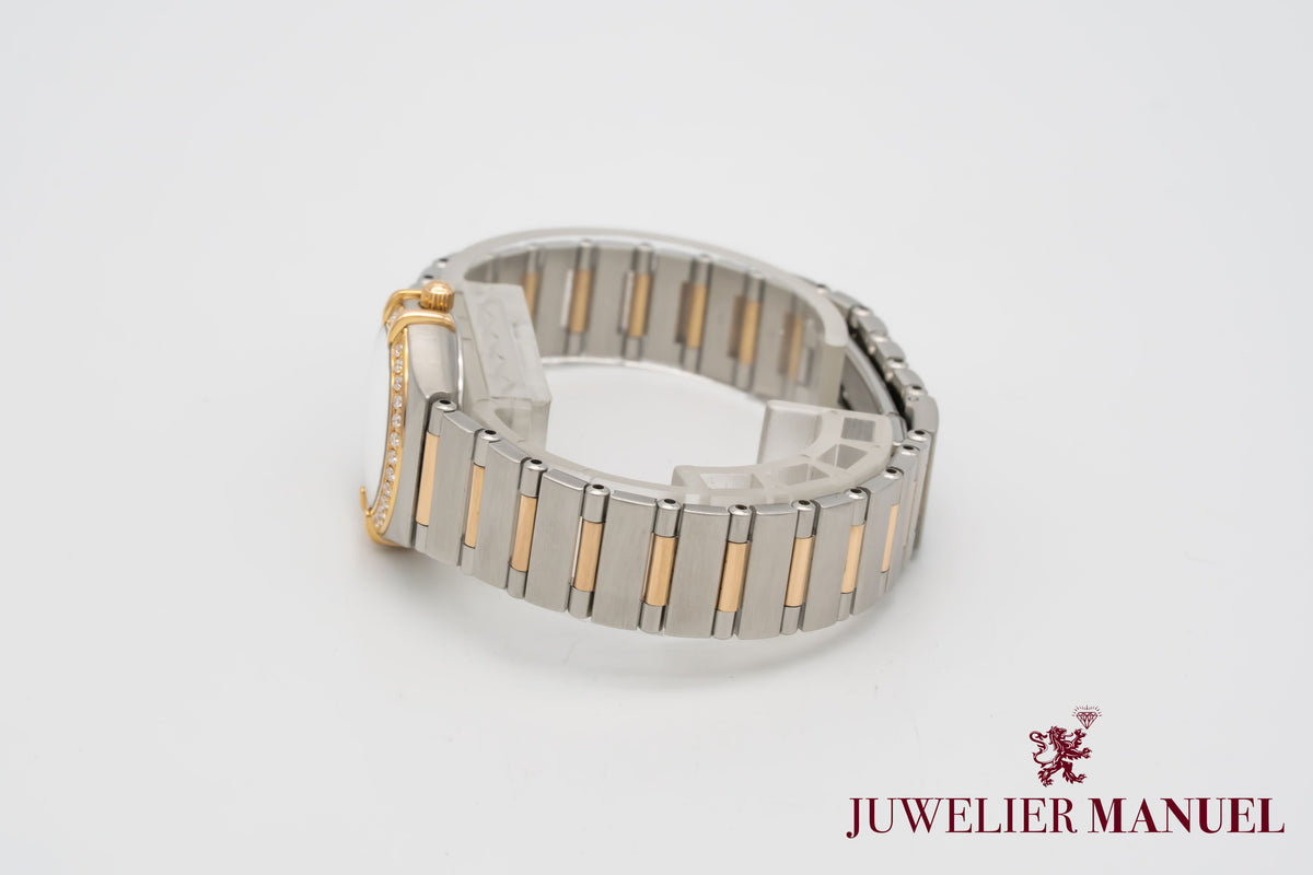 Omega Constellation Ladies Lady Diamonds Stahl Rosegold 750 Diamanten