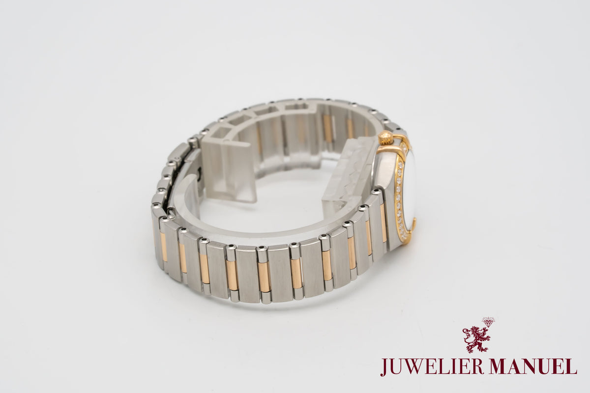 Omega Constellation Ladies Lady Diamonds Stahl Rosegold 750 Diamanten